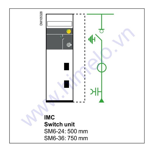 Tủ trung thế Schneider SM6 mã IMC