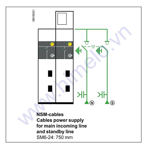 Tủ trung thế Schneider SM6 mã NSM-Cables