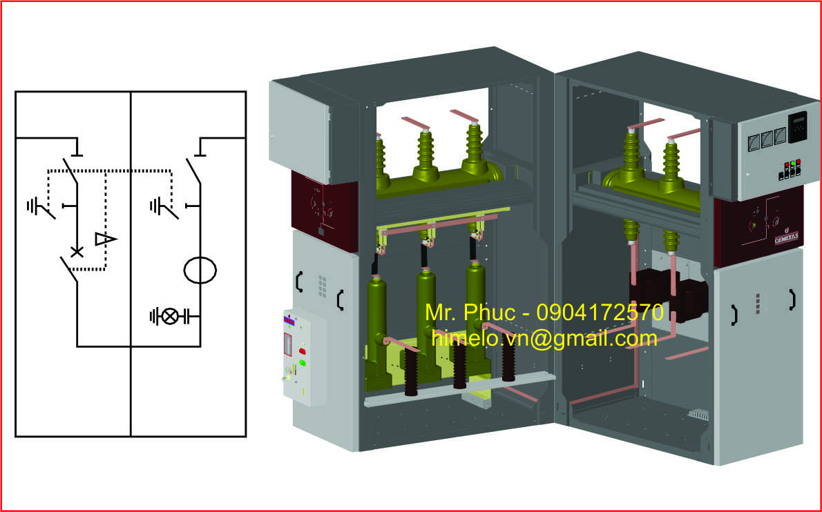 Tủ máy cắt phân đoạn